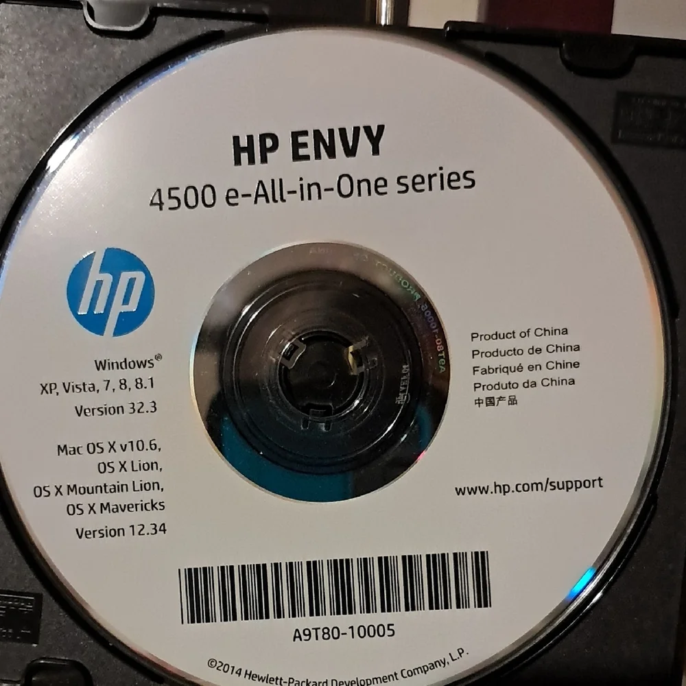 HP Software and Driver CD Collection - Black, Green, Purple